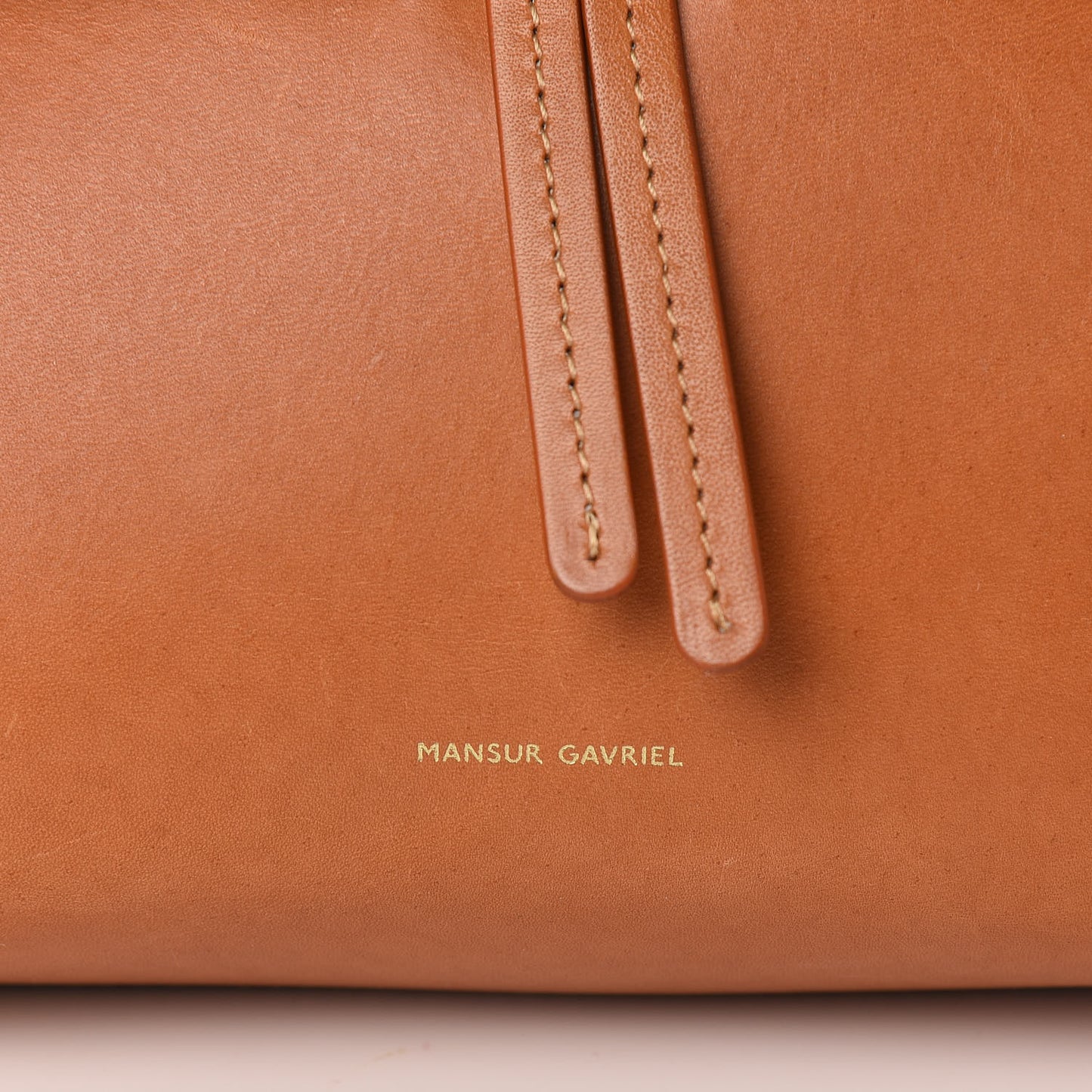 Calfskin Mini Mini Lady Bag Camello Rosa
