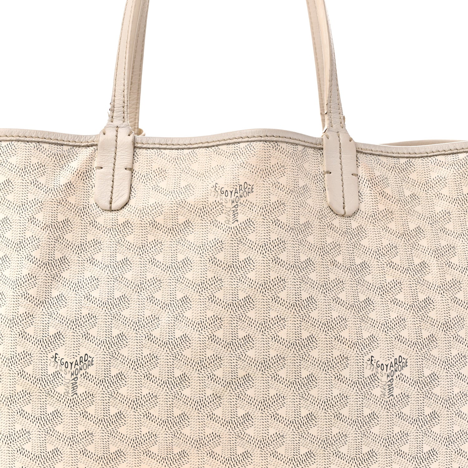 Goyard Goyardine Saint Louis PM White 9 of 14
