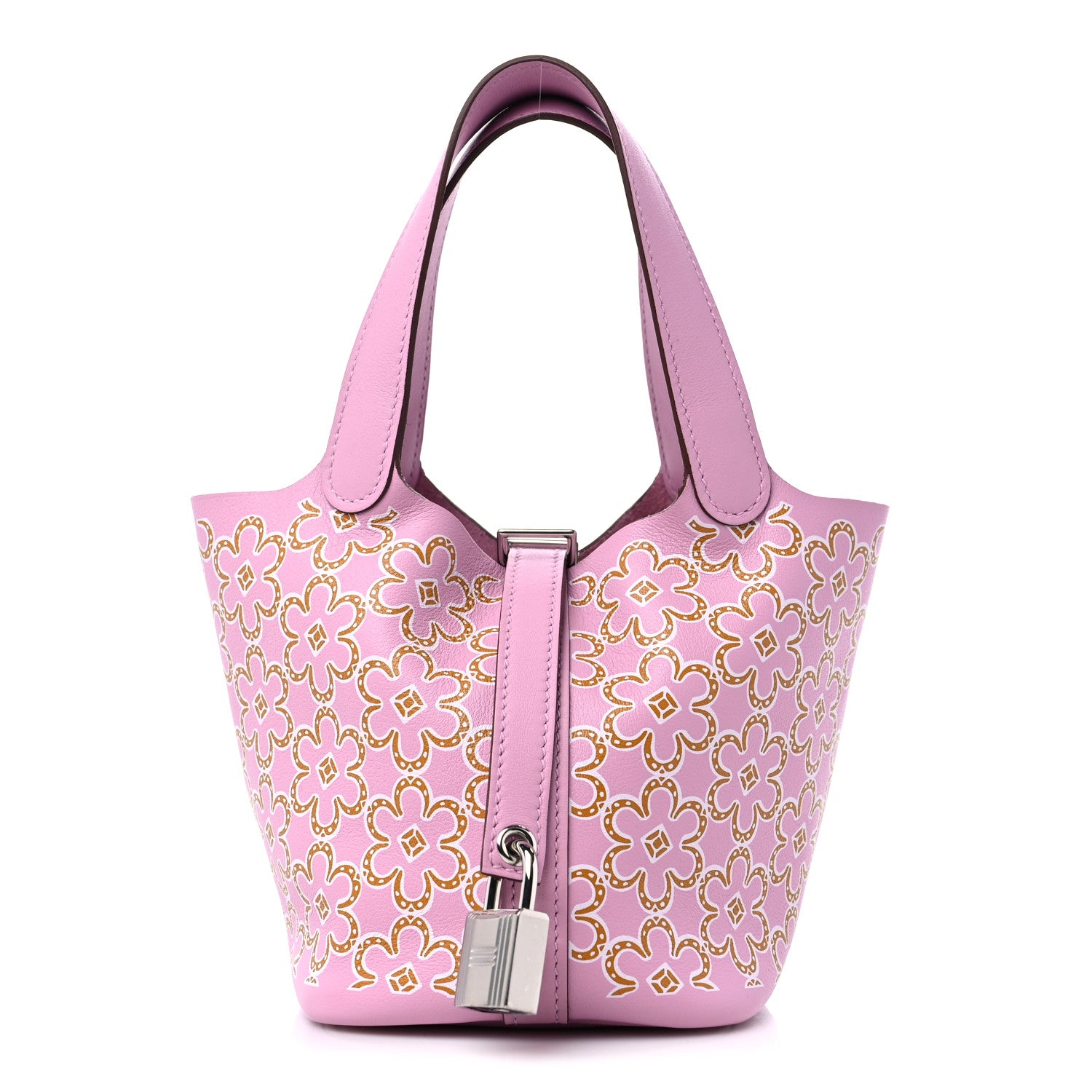 Hermes Swift Micro Lucky Daisy Picotin Lock Mauve Sylvestre 1 of 8