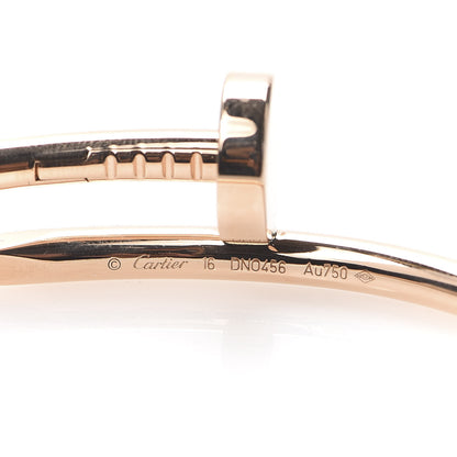 Cartier 18K Pink Gold Juste Un Clou Bracelet 16 4 of 7