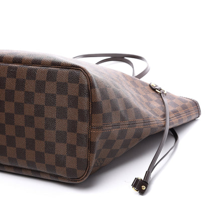 Louis Vuitton Damier Ebene Neo Neverfull MM Rose Ballerine 11 of 16