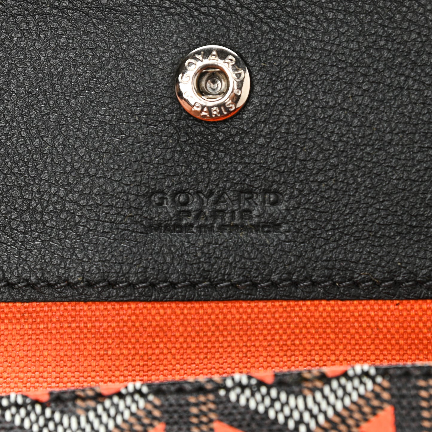 Goyardine Saint Louis Claire Voie GM Black Orange