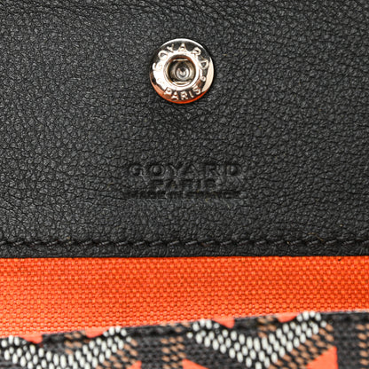 Goyard Goyardine Saint Louis Claire Voie GM Black Orange 7 of 11