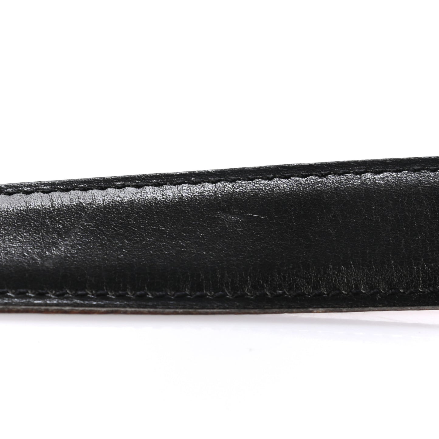 Box Courchevel 24mm Constance H Belt 75 Gold Black