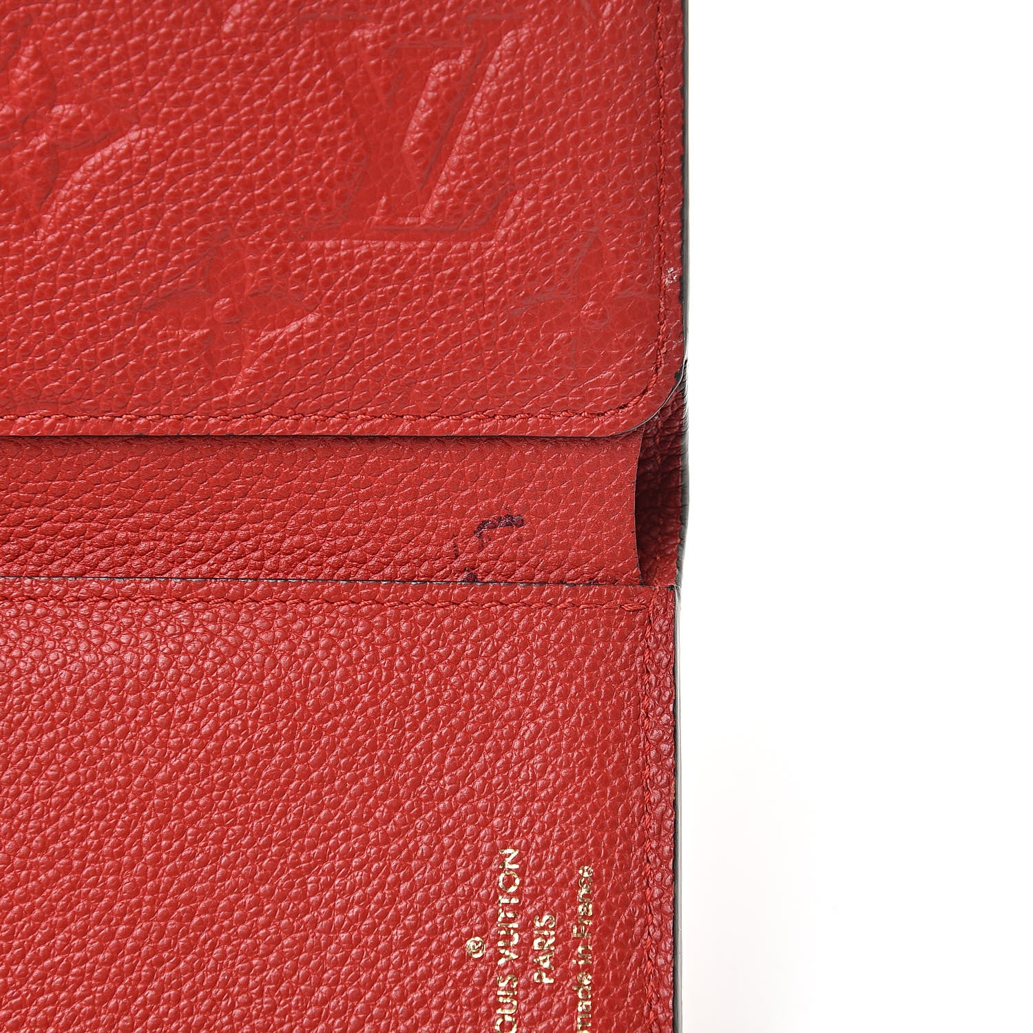 Louis Vuitton Empreinte Compact Curieuse Wallet Cherry 8 of 11