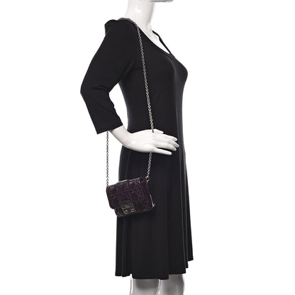 Christian Dior Patent Cannage Mini New Lock Purple 2 of 11