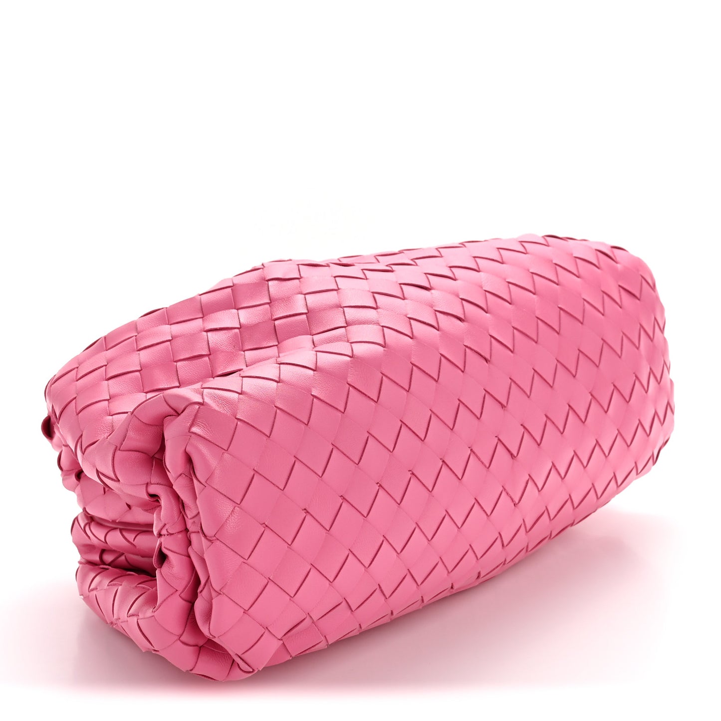 Nappa Maxi Intrecciato The Pouch Oversized Clutch Pink