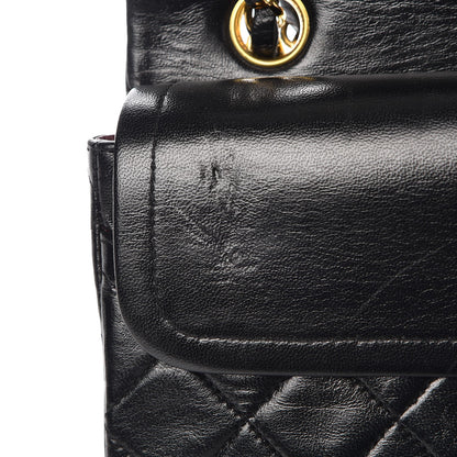 Chanel Lambskin Quilted Small Double Flap Black 9 of 9