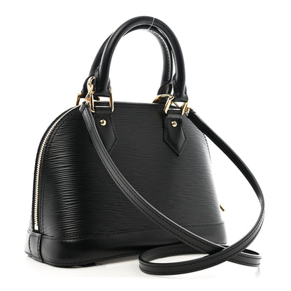 Louis Vuitton LV X TM Epi Alma BB Black 3 of 9