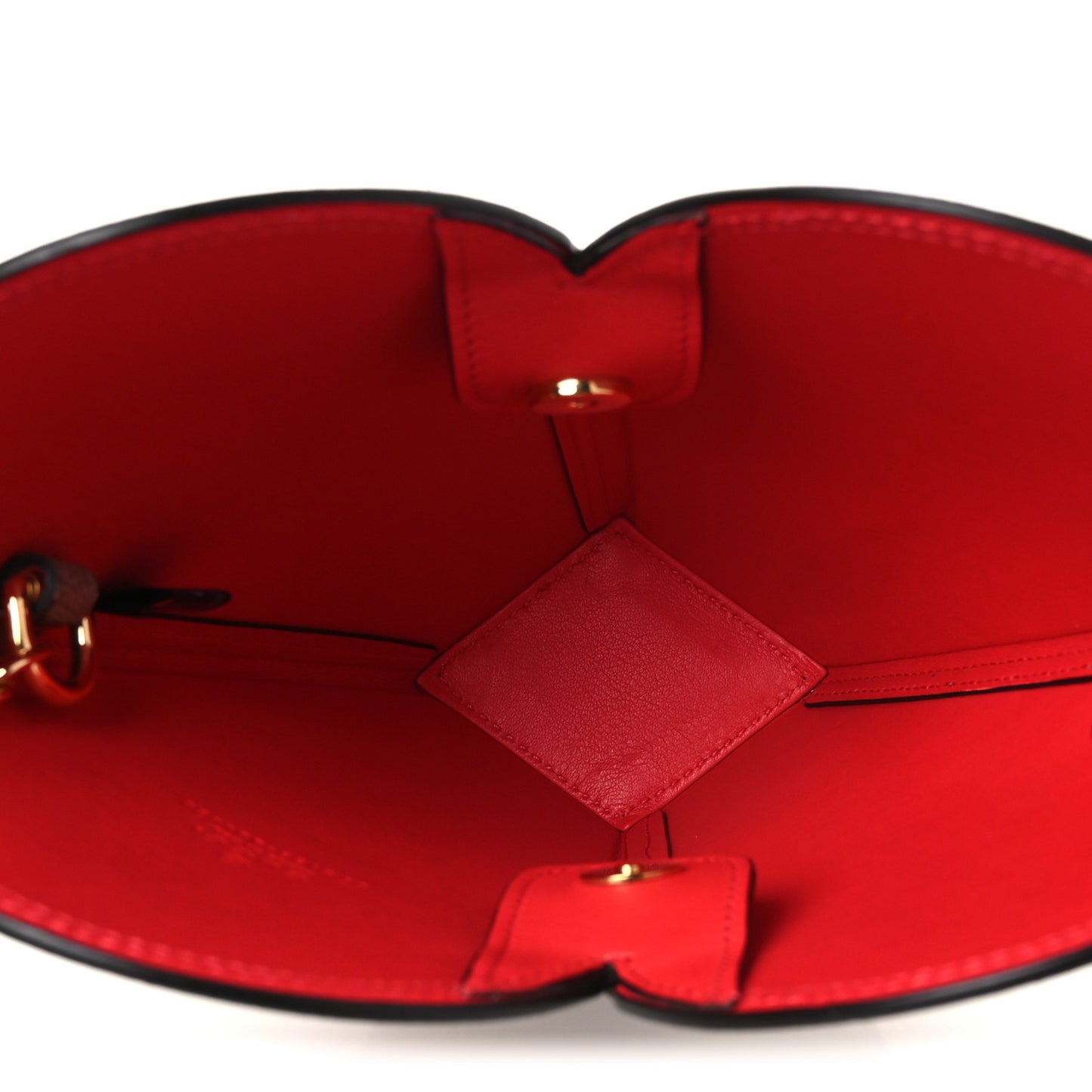 GG Supreme Monogram Love Valentines Day Small Heart Bag Beige Ebony New Geranium