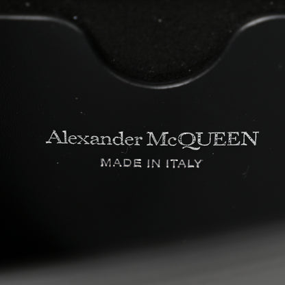 Alexander McQueen Calfskin Studded Knuckle Satchel Black Silver 6 of 10