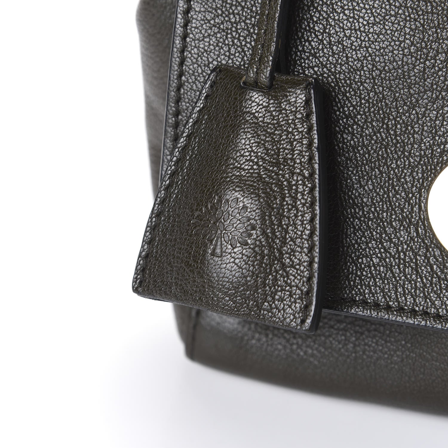 Mulberry Glossy Goatskin Small Lily Flap Green 9 of 9