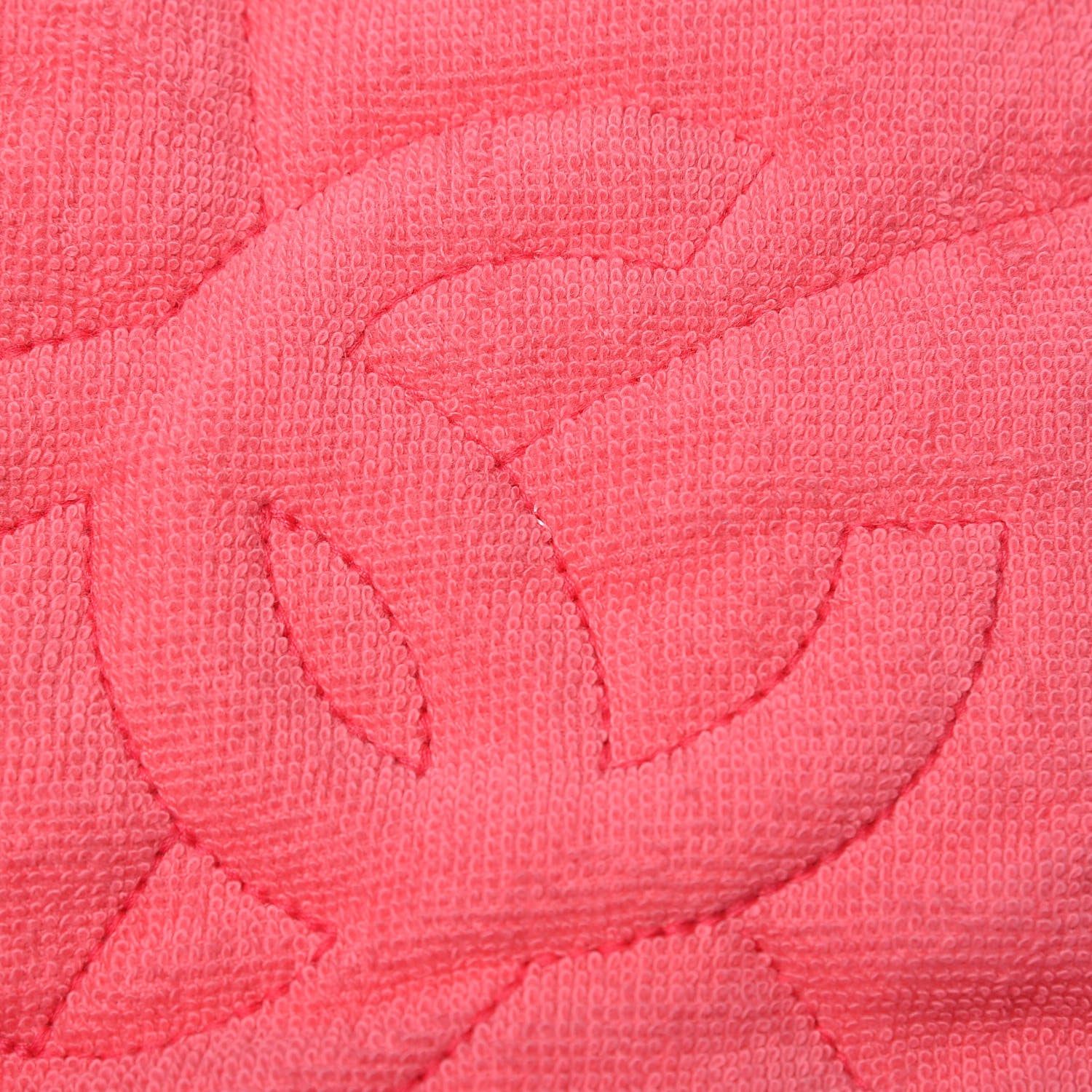 Chanel Terry Cotton CC Beach Tote Towel Set Pink 16 of 16