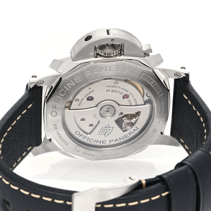 Panerai Stainless Steel Calfskin 44mm Luminor Marina 1950 Automatic Watch Black PAM01359 4 of 5
