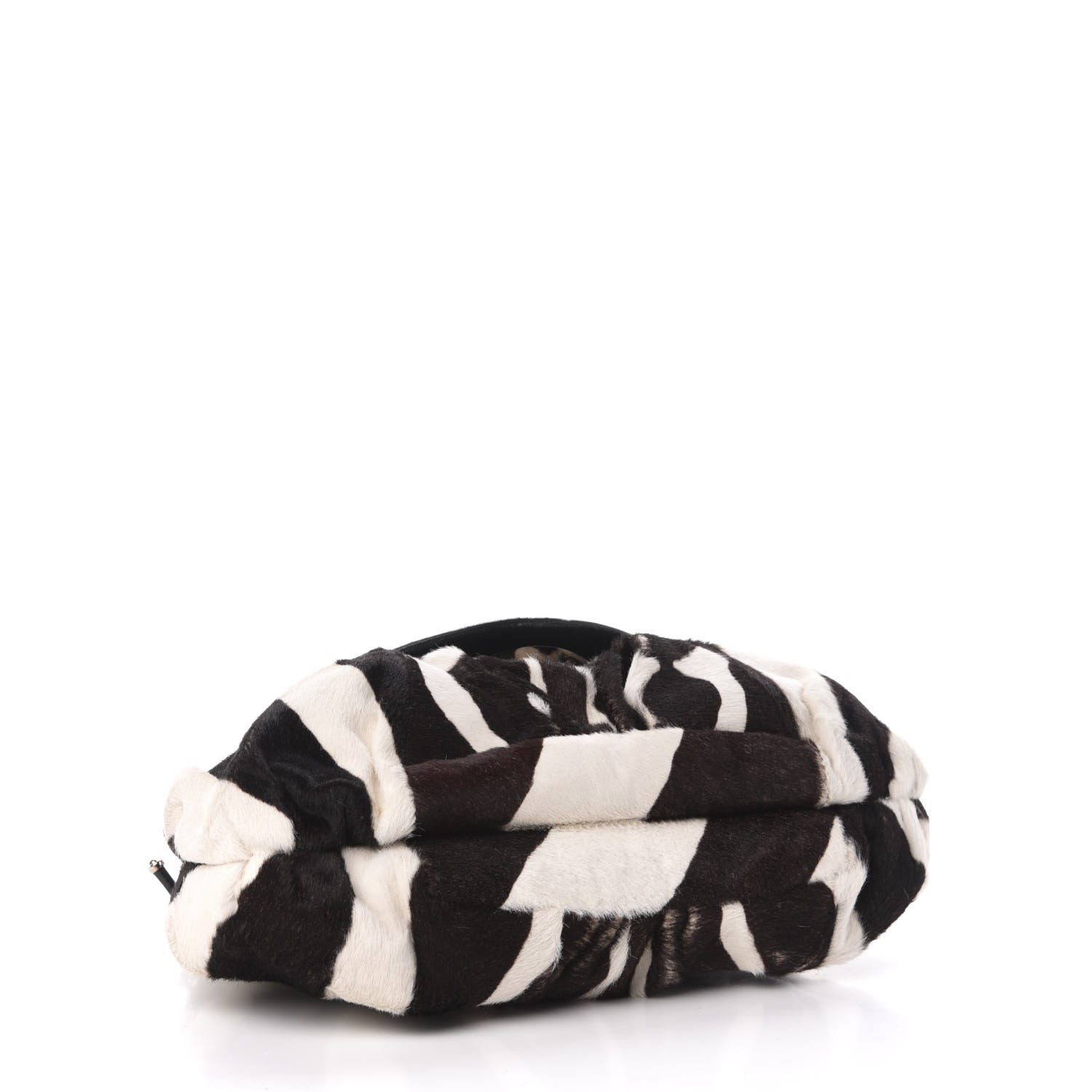 Christian Dior Pony Hair Zebra Print Jazzclub Shoulder Bag 4 of 14