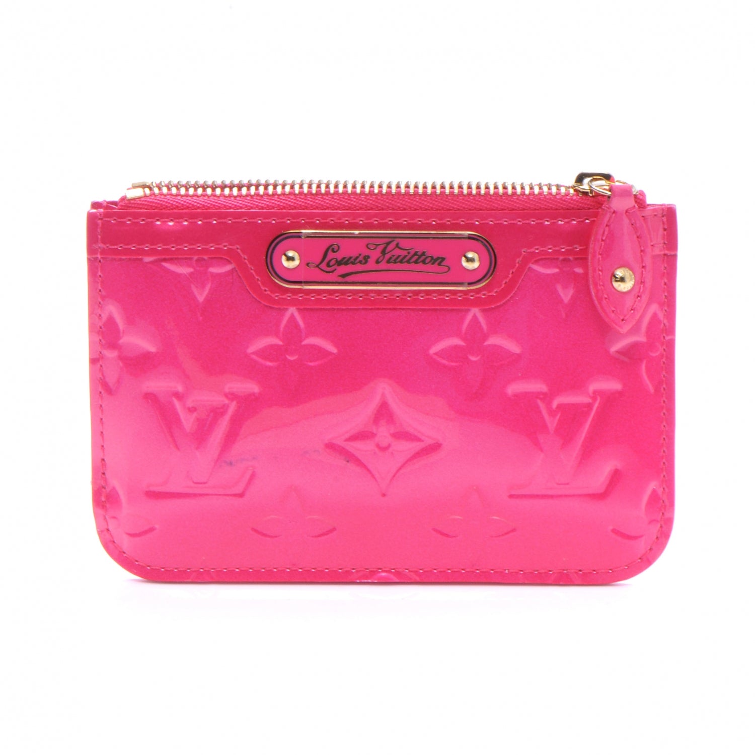 Louis Vuitton Vernis Key Pouch Rose Pop 1 of 6
