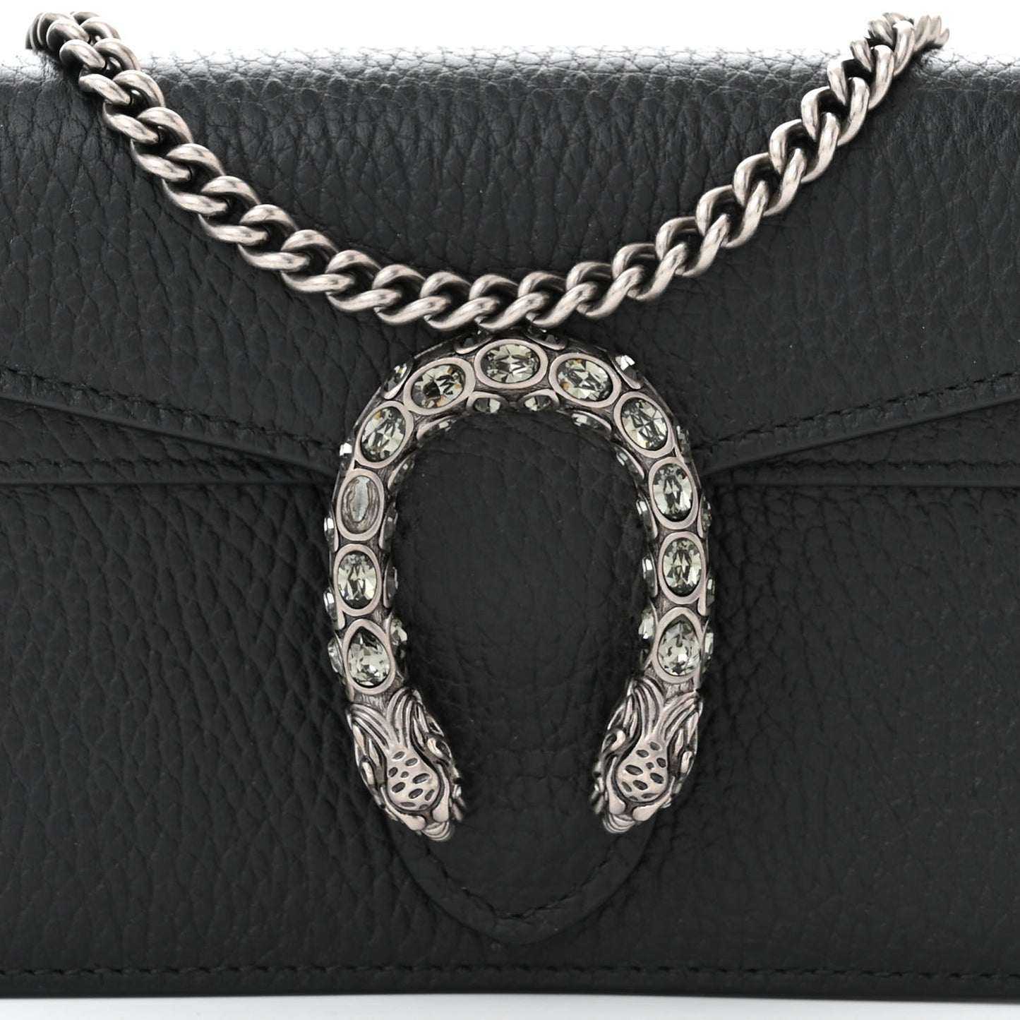 Calfskin Super Mini Dionysus Shoulder Bag Black