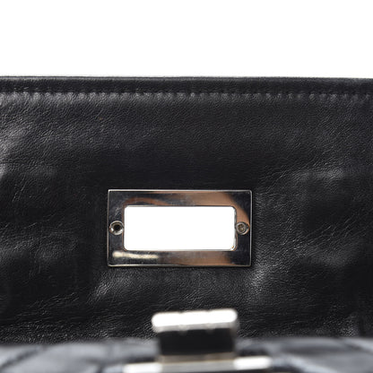 Chanel Lambskin East West Mademoiselle Flap Black 8 of 12