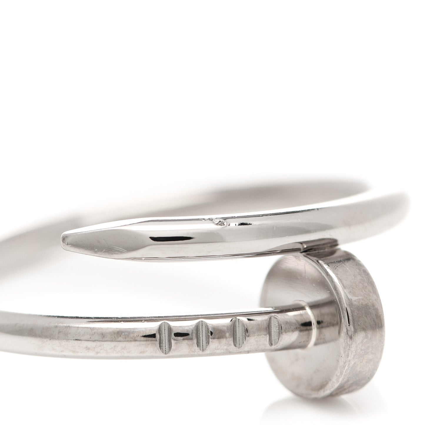 18K White Gold Small Juste Un Clou Ring 51 5.75