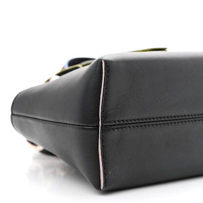 Fendi Vitello Dolce Crystal Croc Tail Mini By The Way Boston Bag Black Multicolor 9 of 10