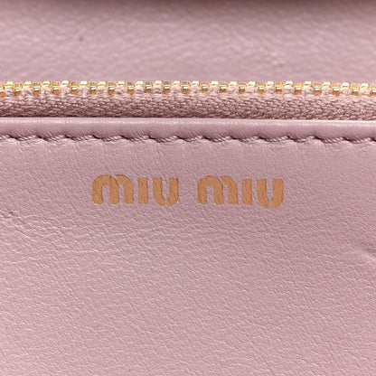 Miu Miu Matelasse Zip Around Wallet Mughetto 6 of 15
