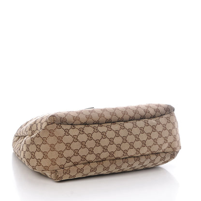 Gucci Monogram Large New Ladies Web Hobo Dark Brown 4 of 9