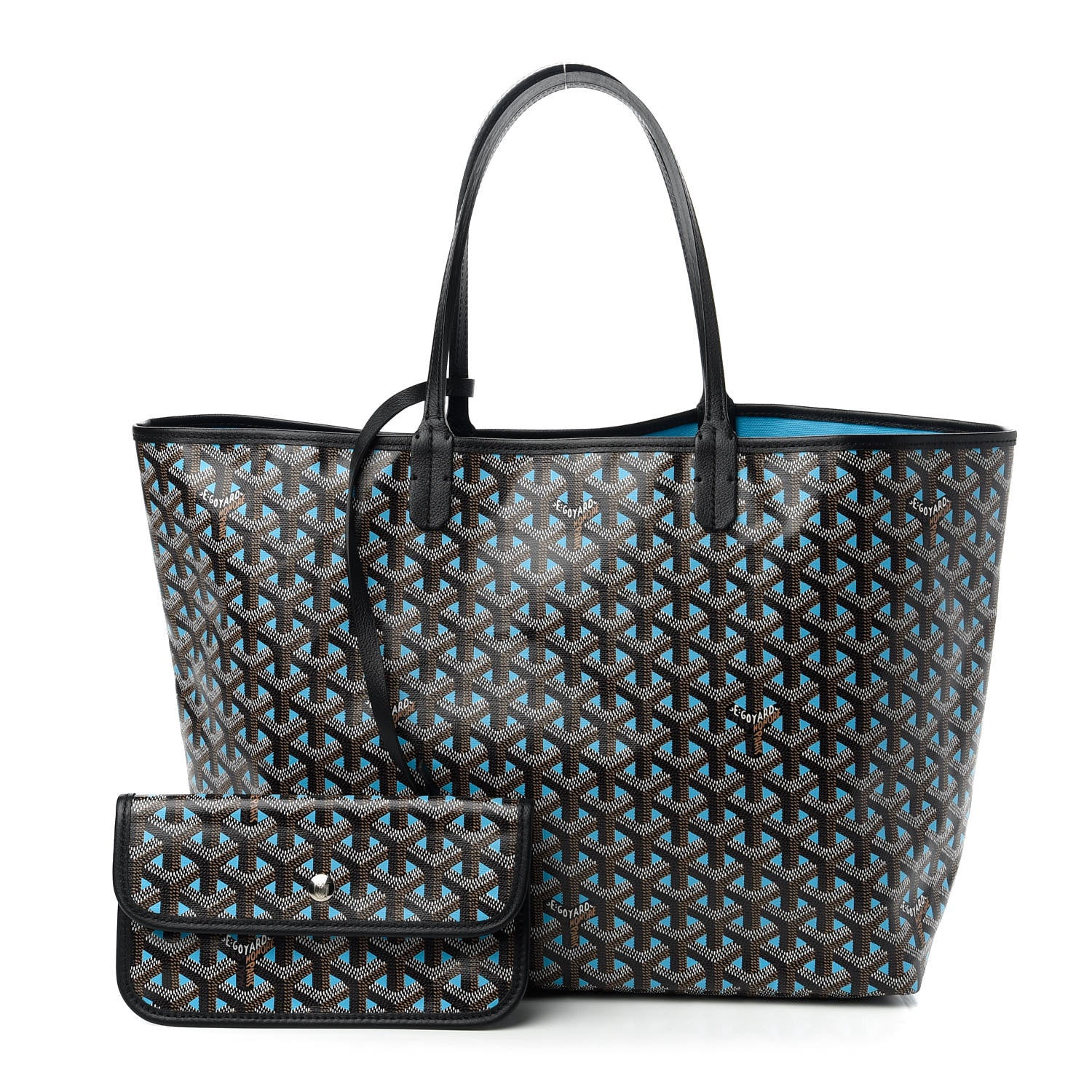 Goyard Goyardine Saint Louis Claire Voie PM Black Blue 1 of 9