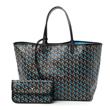Goyard Goyardine Saint Louis Claire Voie PM Black Blue 1 of 9