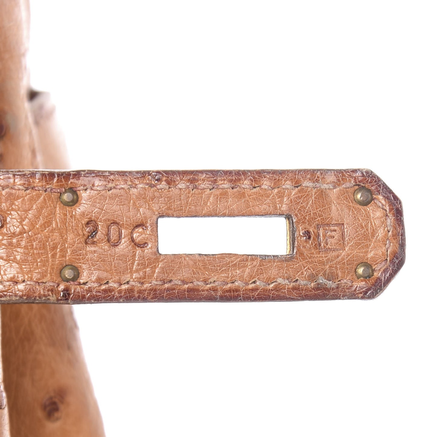 Ostrich Birkin 30 Gold