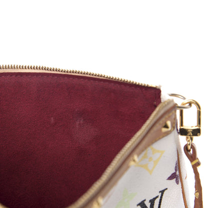 Louis Vuitton Monogram Multicolor Pochette Accessories White 10 of 11