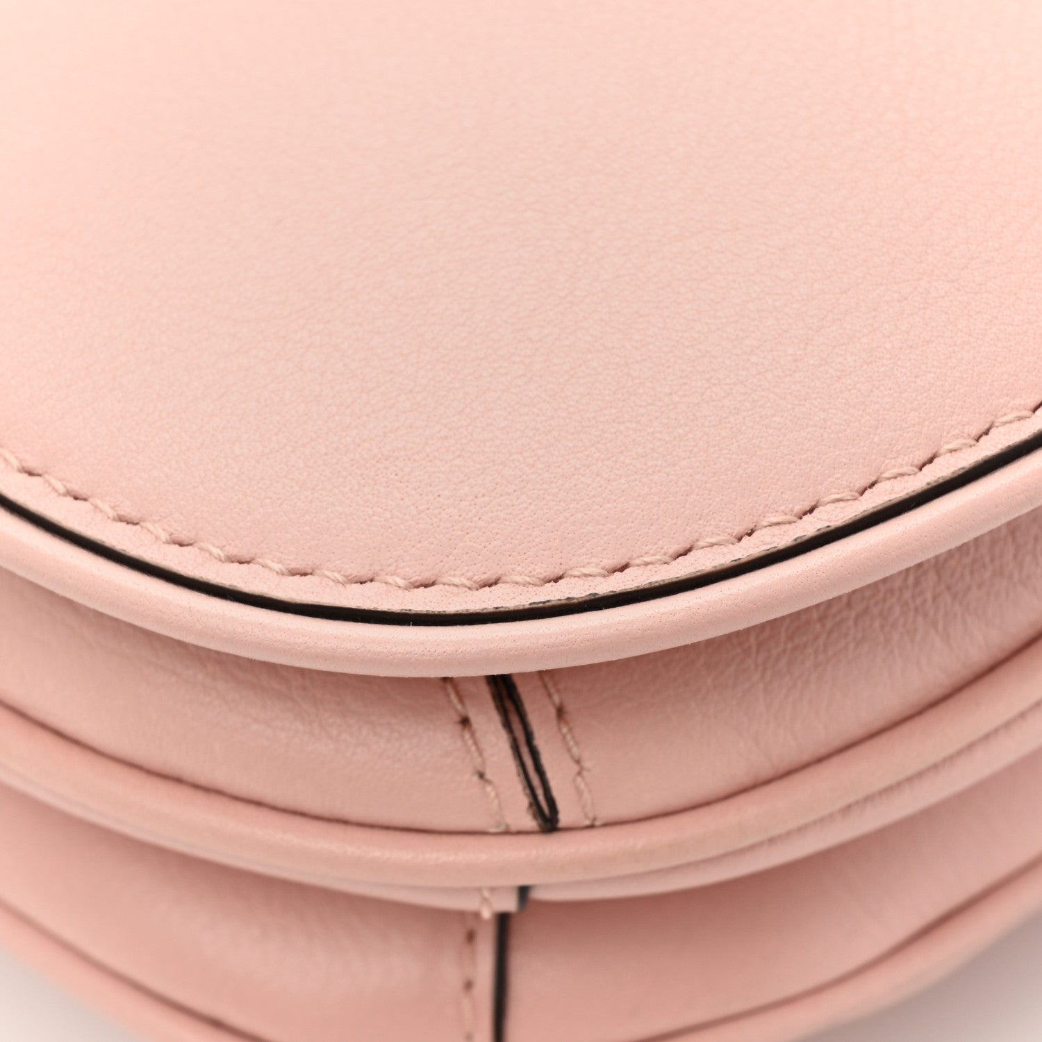 Gucci Roxy Calfskin Web Medium Blondie Top Handle Shoulder Flap Bag Powder Pink 11 of 13