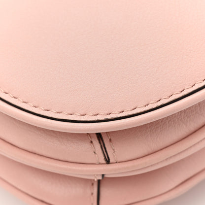 Gucci Roxy Calfskin Web Medium Blondie Top Handle Shoulder Flap Bag Powder Pink 11 of 13