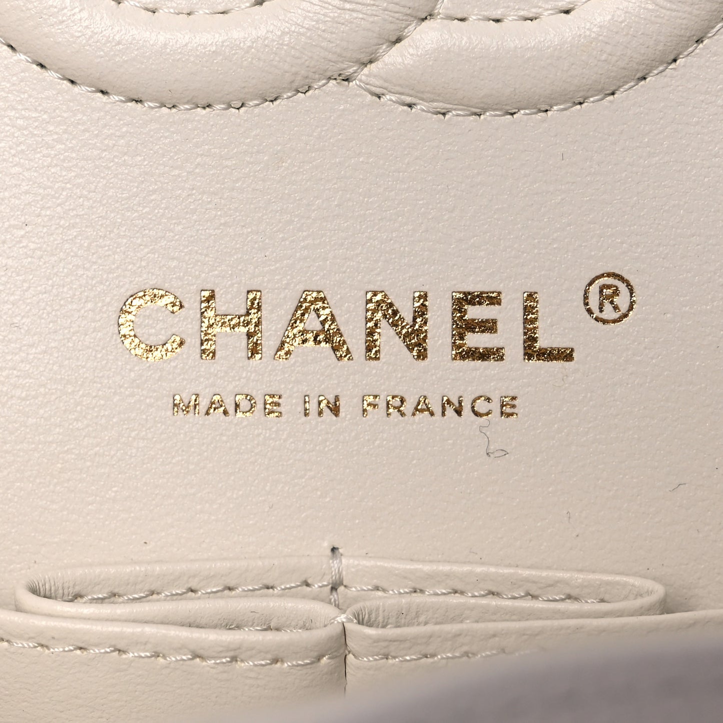 Caviar Quilted Small Double Flap White
