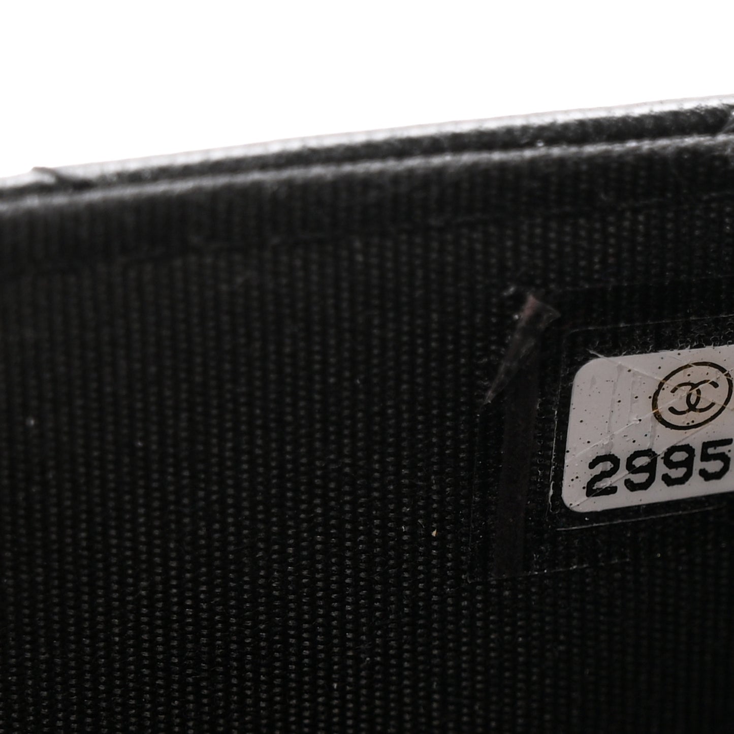Lambskin Quilted Trendy CC Wallet On Chain WOC Black