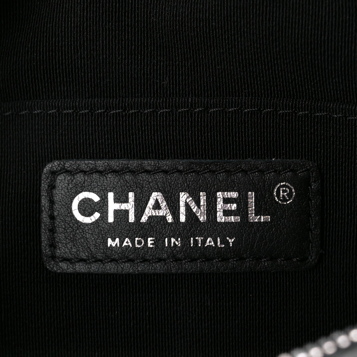 Chanel Calfskin Diagonal Chevron Quilted Tassel Camera Case Black 6 of 11