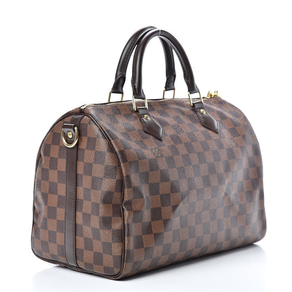 Louis Vuitton Damier Ebene Speedy Bandouliere 30 2 of 13