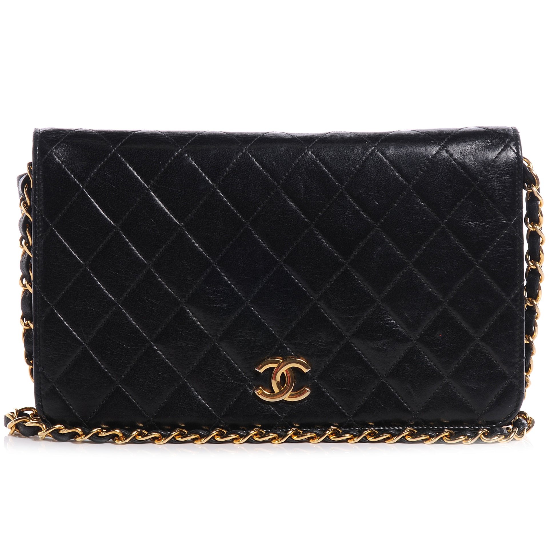 Chanel Lambskin Quilted Small Flap Black 1 of 7