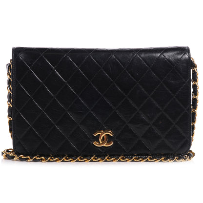Chanel Lambskin Quilted Small Flap Black 1 of 7