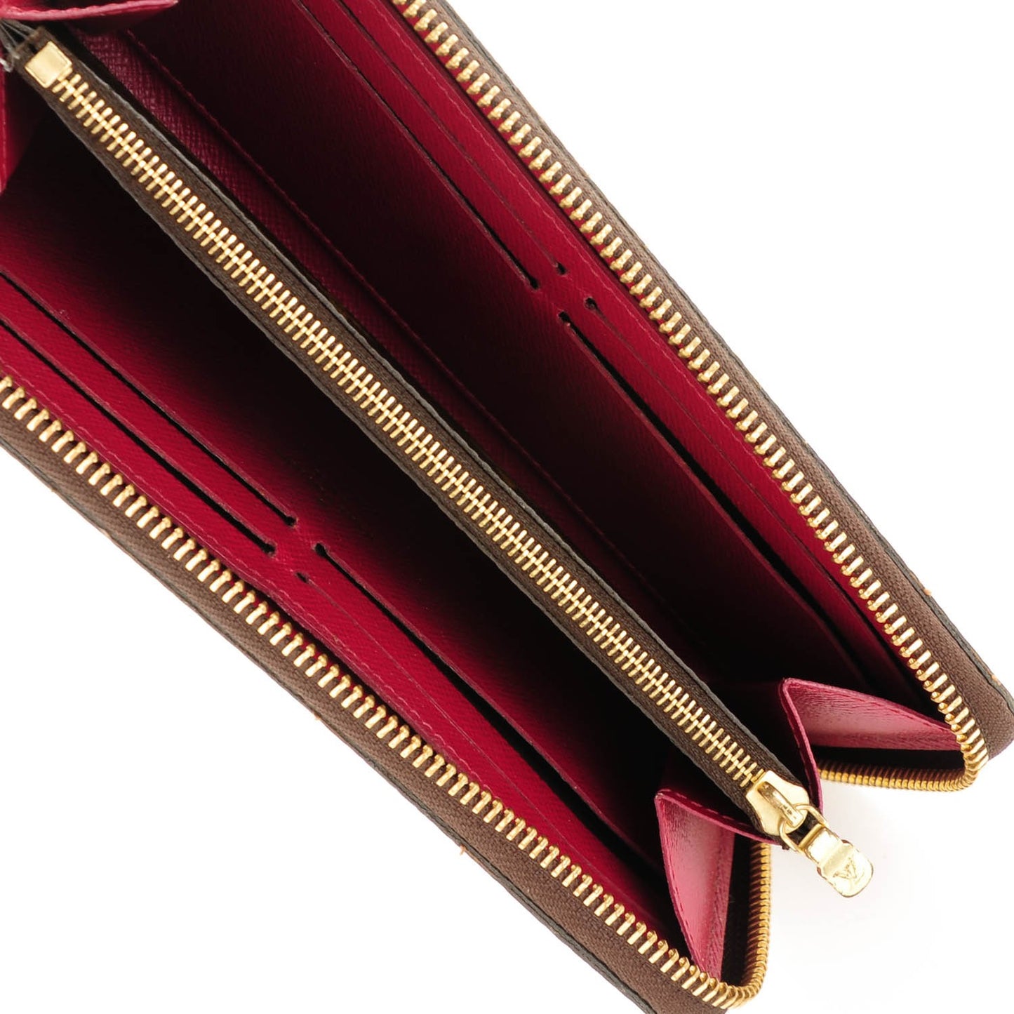Monogram Clemence Wallet Fuchsia