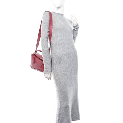 Loewe Satin Calfskin Small Puzzle Bag Plumrose 2 of 10