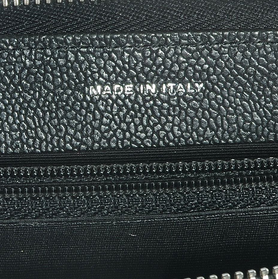 Chanel Caviar Zip CC Around Wallet Black 8 of 10