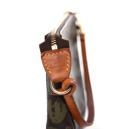 Louis Vuitton Monogram Graffiti Pochette Accessories Kaki 7 of 10