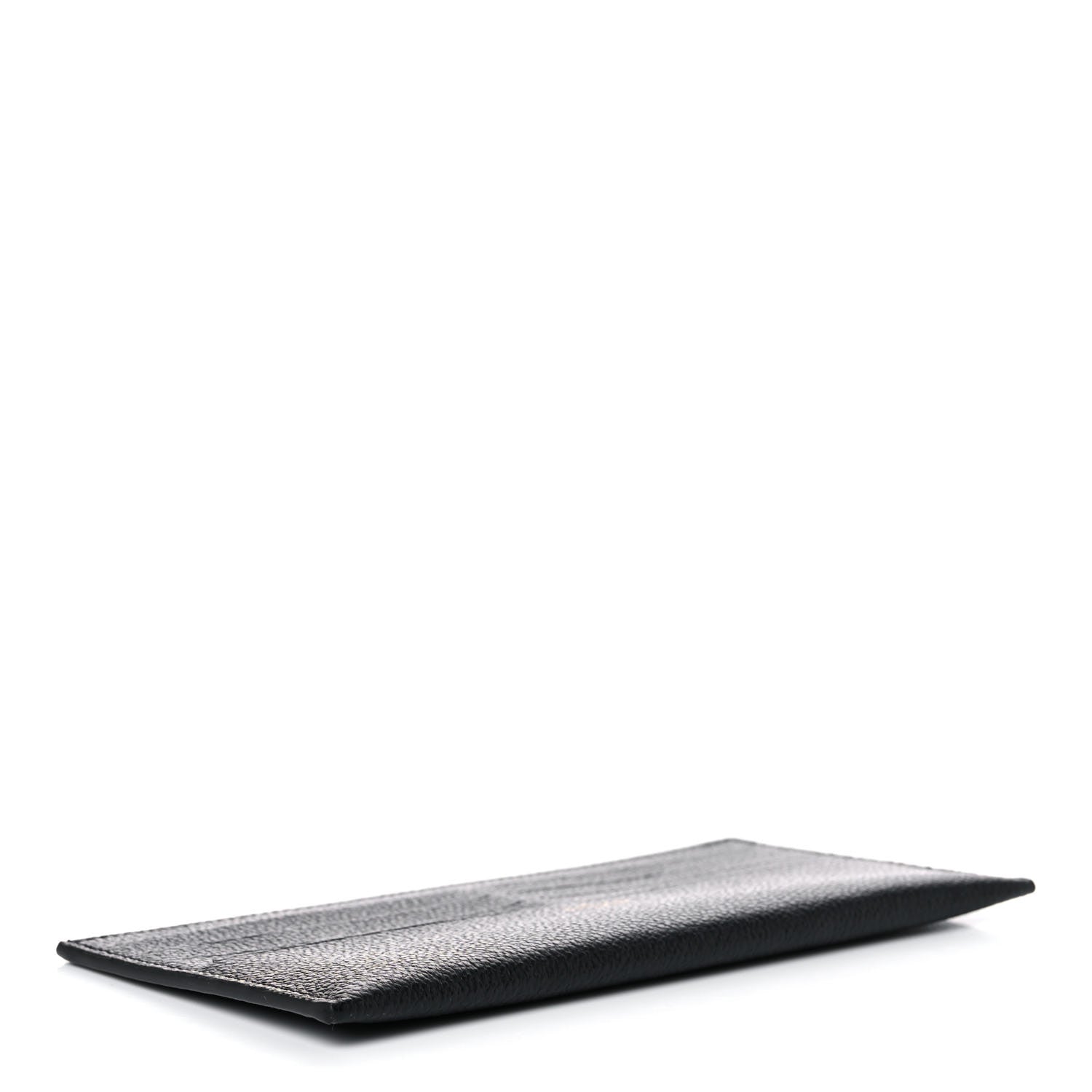 Louis Vuitton Calfskin Felicie Chain Wallet Card Holder Insert Black 4 of 7