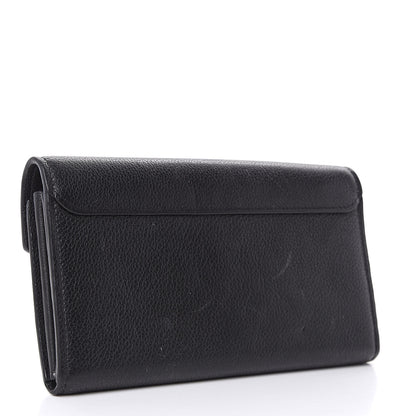 Louis Vuitton Soft Calfskin My Lockme Wallet Black 3 of 11