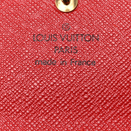Louis Vuitton Epi Porte Tresor International Wallet Castillan Red 6 of 14