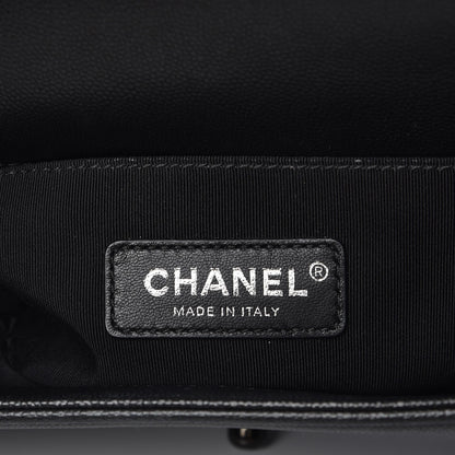 Chanel Caviar Quilted Small Boy Flap So Black 6 of 7