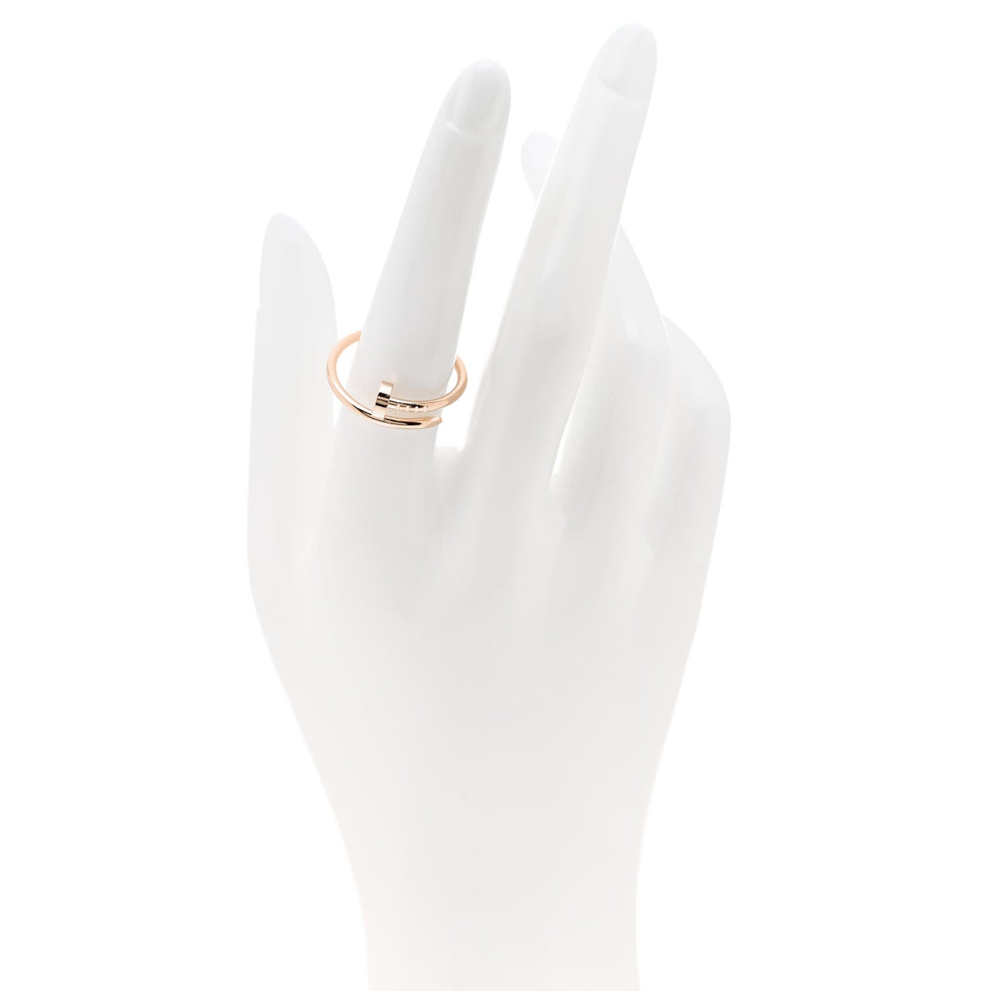18K Pink Gold Small Juste Un Clou Ring 57 8