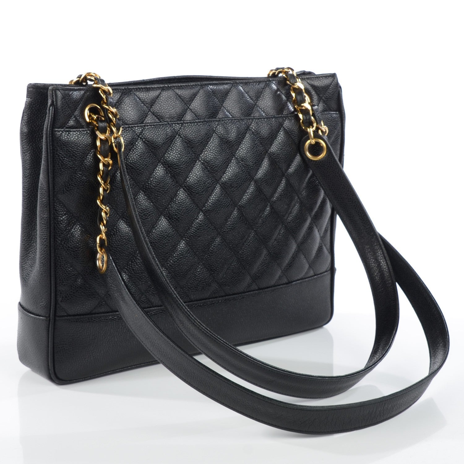Chanel Caviar Quilted Shoulder Bag Black 3 of 9