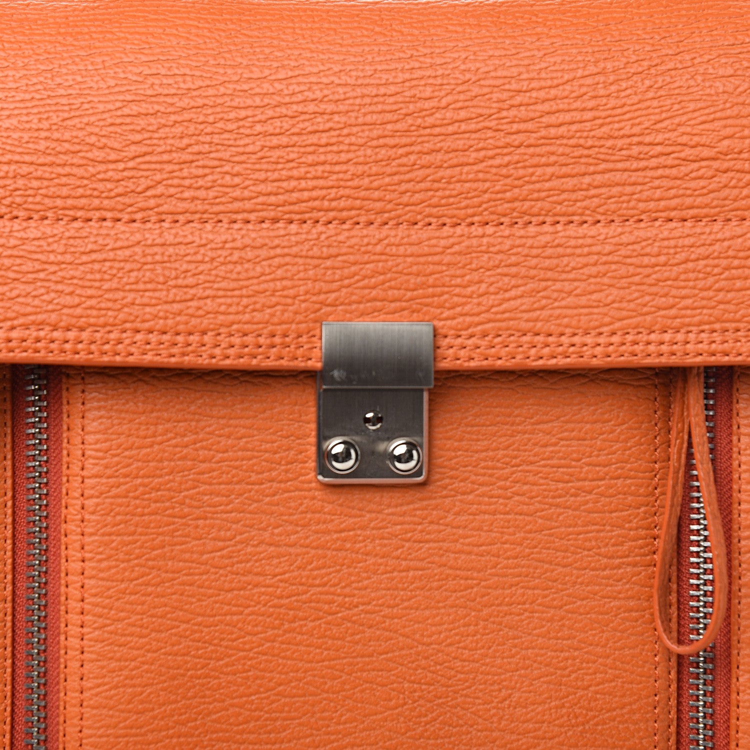 3.1 Phillip Lim 3.1 Textured Calfskin Pashli Backpack Orange 7 of 7