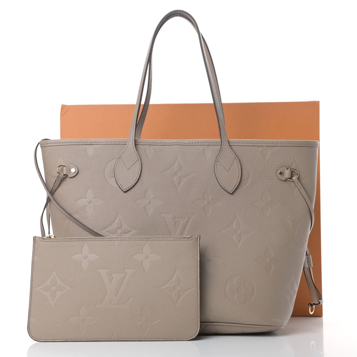 Louis Vuitton Empreinte Monogram Giant Neverfull MM Tourterelle 11 of 11